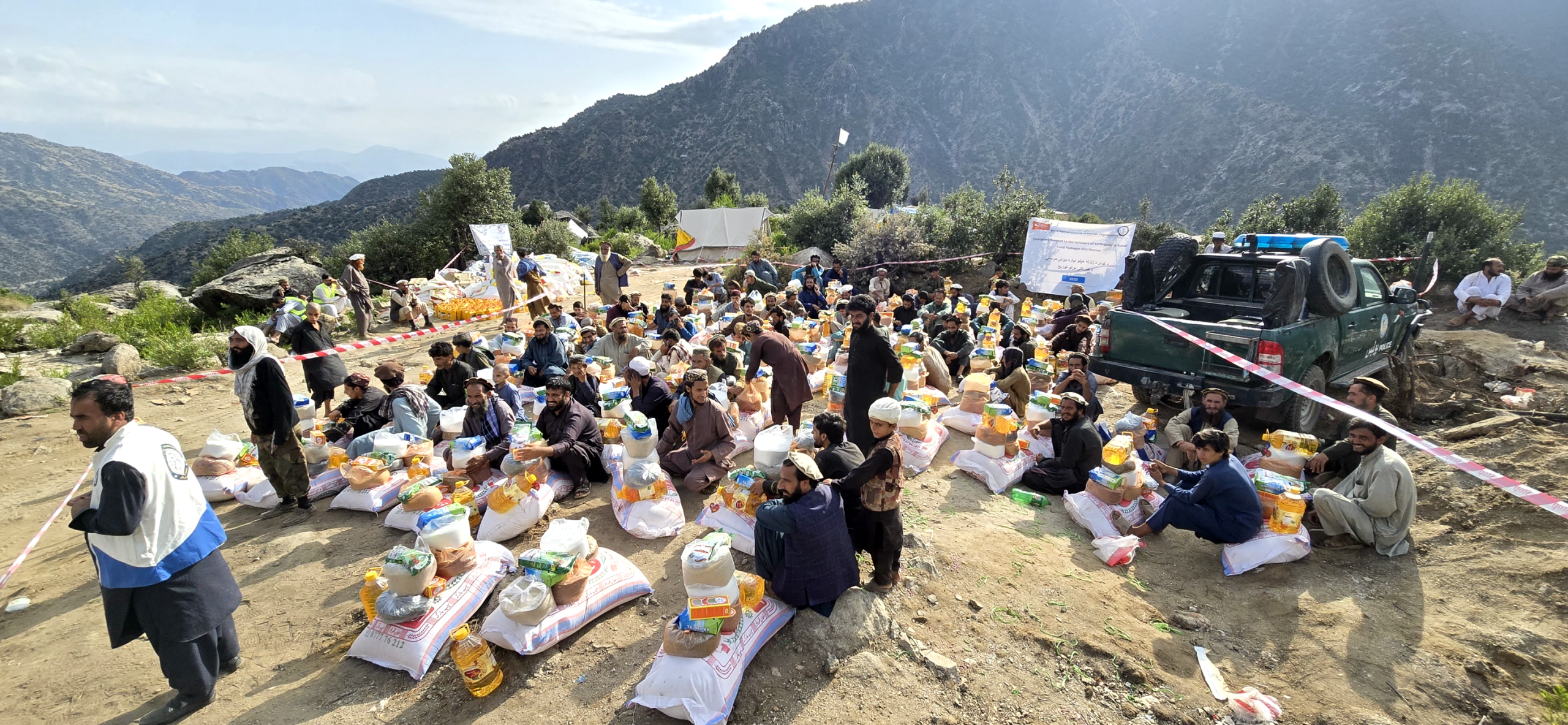 Food Package Distribution Kunar Earthquake
